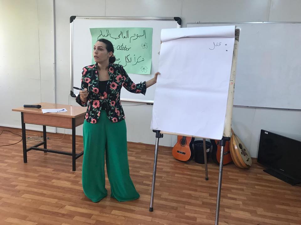 Awareness Sessions about How Rising Up Children in Healthy Way in Nahr – El Bared Camp Kindergarten