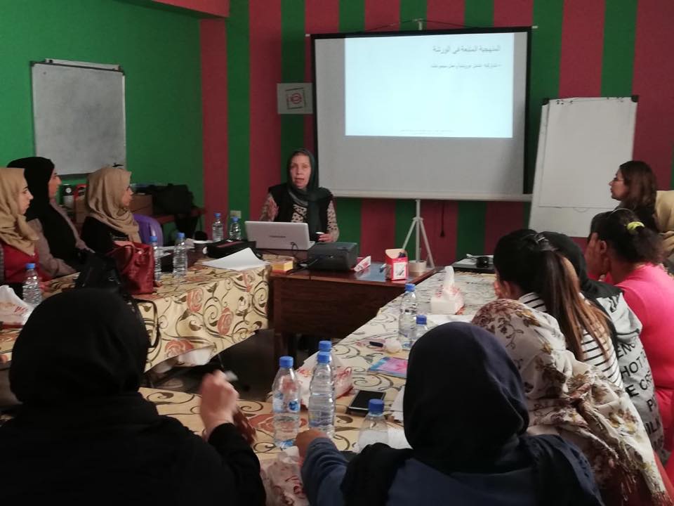 تدريب للمؤسسات في مخيم البص حول تقرير الظل لاتفاقية السيداو