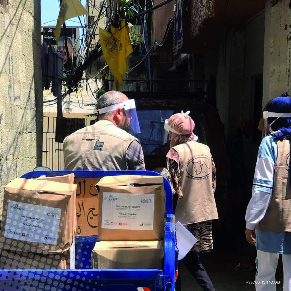 للمساهمة قدر المستطاع في تأمين الحاجات الأساسية للاجئين الفلسطينيين في لبنان
